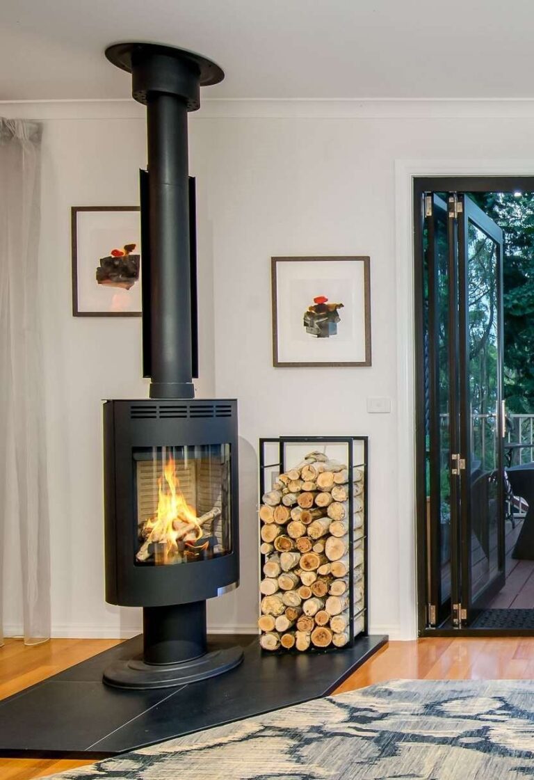 Euro Andorra Exclusive Freestanding Wood Fireplace