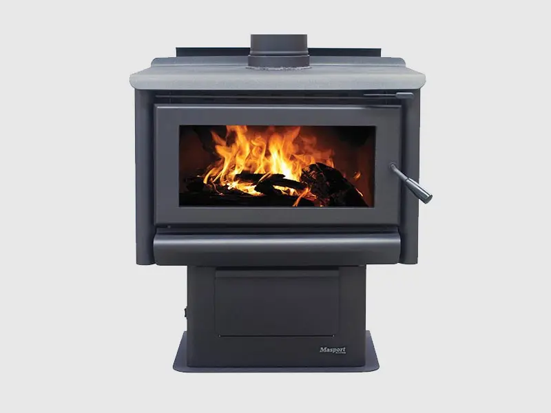 Masport REDWOOD Steel Freestanding Wood Fireplace