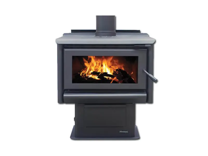 Masport RIVERSTONE Steel Freestanding Wood Fireplace