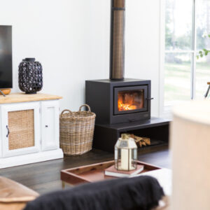 Kemlan Cube Meridian Freestanding Wood Fireplace - Image 10