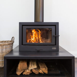 Kemlan Cube Meridian Freestanding Wood Fireplace - Image 9