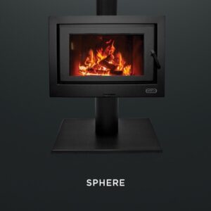 Kemlan Cube Meridian Freestanding Wood Fireplace - Image 7