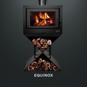 Kemlan Cube Meridian Freestanding Wood Fireplace - Image 6