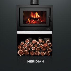 Kemlan Cube Meridian Freestanding Wood Fireplace - Image 5