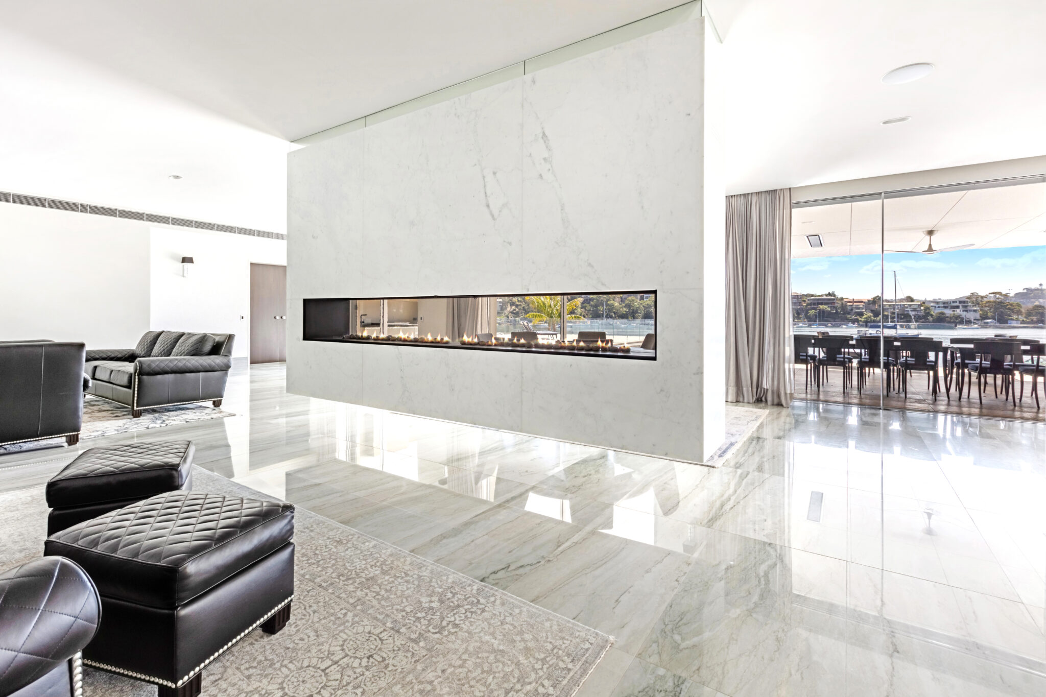 Jetmaster Horizon Low Line Double Sided 850 Insert Gas Fireplace